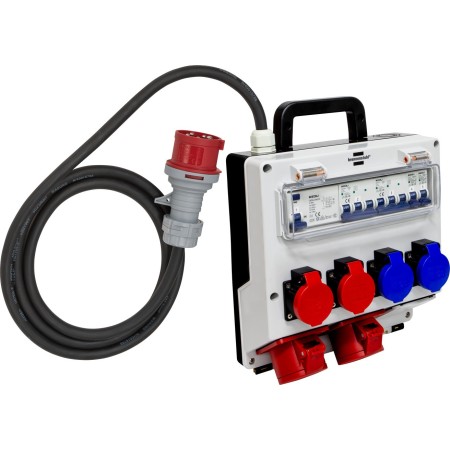 Brennenstuhl Distributore da parete 16A, 2x CEE 400/16A, 2x Tipo T23 (IP55), 2x Tipo T25 (IP55) *CH*