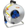 Brennenstuhl Garant SK 290 Kabelrolle 33m Kabel in gelb, Outdoor-Kabelrolle mit Stahlblech
