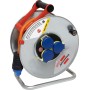 Brennenstuhl Garant SK 290 Kabelrolle (25m Kabel in orange, Stahlblech, Einsatz im Aussenbereich)