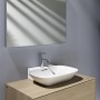 Mitigeur de lavabo à une poignée LAUFEN Kartell avec bonde de vidage - vue technique