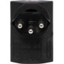 Brennenstuhl cleverLINE Winkeladapter schwarz, drehbar bis 300° *CH* - technische Ansicht