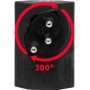 Brennenstuhl cleverLINE Winkeladapter schwarz, drehbar bis 300° *CH* - Produktansicht
