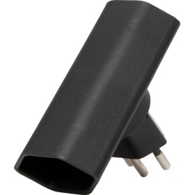 Brennenstuhl cleverLINE Abzweigstecker flach 2-fach schwarz, drehbar bis 300° *CH*