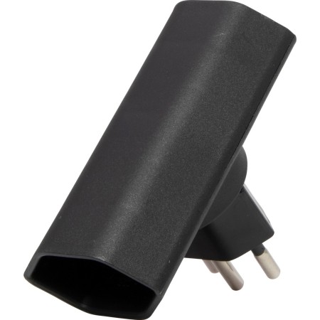 Brennenstuhl cleverLINE Abzweigstecker flach 2-fach schwarz, drehbar bis 300° *CH*