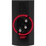 Brennenstuhl cleverLINE Abzweigstecker flach 2-fach schwarz, drehbar bis 300° *CH* - Produktansicht