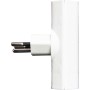 Brennenstuhl cleverLINE Abzweigstecker flach 2-fach weiss, drehbar bis 300° *CH* - Detailansicht