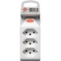 Brennenstuhl cleverLINE Abzweigstecker 3-fach weiss, drehbar bis 300° mit Aufhänger *CH* - Detailansicht