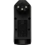 Brennenstuhl cleverLINE Abzweigstecker 2+1 fach schwarz, drehbar bis 300° mit Aufhänger *CH* - Detailansicht