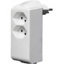 Brennenstuhl cleverLINE Abzweigstecker 2+1 fach weiss, drehbar bis 300° mit Aufhänger *CH*