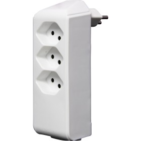 Brennenstuhl cleverLINE Abzweigstecker 3+1 fach weiss, drehbar bis 300° mit Aufhänger *CH*