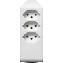 Brennenstuhl cleverLINE Abzweigstecker 3+1 fach weiss, drehbar bis 300° mit Aufhänger *CH* - Detailansicht