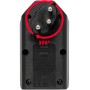 Brennenstuhl cleverLINE Abzweigstecker 2-fach schwarz, drehbar bis 300° ohne Aufhänger *CH* - Produktansicht