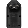 Brennenstuhl cleverLINE Abzweigstecker 2-fach schwarz, drehbar bis 300° ohne Aufhänger *CH*