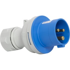 Brennenstuhl Fiche CEE IP44 pour usage extérieur (230V, 16A, idéale pour le camping ou l'industrie)