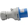 Brennenstuhl Spina CEE IP44 per esterni (230V, 16A, adatto per il campeggio o l'industria) - vista tecnica