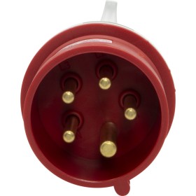 Spina CEE 400V/16A per utilizzo esterno (IP44, con tecnologia di connessione avvitabile, 5 poli)