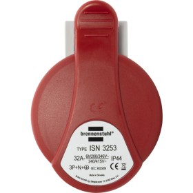 Prise CEE 400V/32A pour une utilisation en extérieur (IP44, avec connexion vissable, 5 broches)