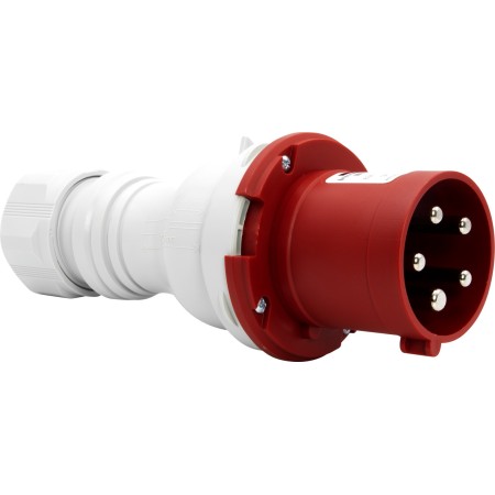 Brennenstuhl Spina CEE 63A (Spina industriale 400V, 5 poli, protetta contro gli spruzzi IP44)