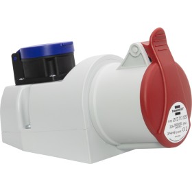 Brennenstuhl Kombi-Wandsteckdose IP44 (Steckdosen: CEE 400V/32A + T13 230V/10A)
