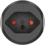 Brennenstuhl Reisestecker / Reiseadapter schweizer Stecksystem in Ländern mit Schutzkontakt Stecksystem - technische Ansicht