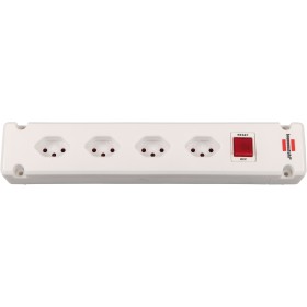 Brennenstuhl Bremounta Steckdosenleiste 4-fach weiss ohne Kabel *CH*