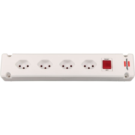 Brennenstuhl Barrette multiprise Bremounta 4 prises blanche sans câble *CH*
