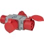 Brennenstuhl CEE Adapter Stromverteiler IP44 1x CEE Stecker 400V/32A & 3x CEE Steckdosen 400V/32A