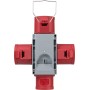 Brennenstuhl CEE Adapter Stromverteiler IP44 1x CEE Stecker 400V/32A & 3x CEE Steckdosen 400V/32A - Detailansicht