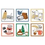 Stumpf Deutschland Zubehör: Piktogramm-Set, farbig, 6 Stück