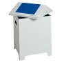 Stumpf Deutschland Tri sélectif PWK, RAL 7035/5010, 73 litres