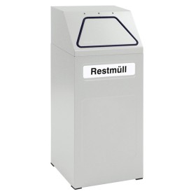 Raccolta differenziata 65, RAL 7035/7035, contenitore interno zincato, 65 litri