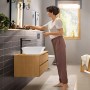 Robinet de lavabo monocommande hansgrohe Rebris E 240 CoolStart pour vasques avec bonde à tirette - vue technique