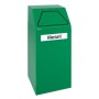 Stumpf Deutschland Tri sélectif 65, RAL 6024/6024, conteneur intérieur zingué, 65 litres