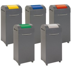 Separatore di rifiuti TS 2000, fisso e mobile, 7016/3000. Capacità: 75 litri.