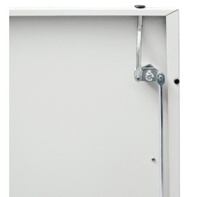 Raccolta differenziata TD 1, RAL 7035/RAL 5010, contenitore interno zincato, 1x90 litri