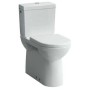 WC sur pied LAUFEN PRO avec chasse d'eau profonde pour combinaison avec une hauteur d'assise augmentée - vue technique