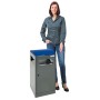 Stumpf Deutschland Tri sélectif A³, gris anthracite/5010, conteneur intérieur zingué, 40 litres