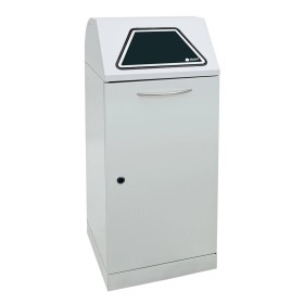 Abfalltrennung Modul-Vario 120, lichtgrau, ProSlide-System, 120 Liter