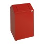 Stumpf Deutschland Raccoglitore di rifiuti PWK, RAL 3000/3000, 45 litri - vista tecnica