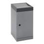 Stumpf Deutschland Séparation des déchets ProTec-Plus, gris alu/7016, bac intérieur galvanisé, 30 litres
