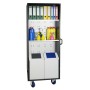 Stumpf Deutschland SmartCenter, Lochplatten-Schrank mit Halter für Putzpapierrollen