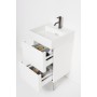 Vasque à main LAUFEN Kartell 46 x 46 cm avec 1 trou de robinet - vue détaillée