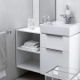 Lavabo Kartell LAUFEN 46 x 46 cm avec 1 trou pour robinet - vue détaillée