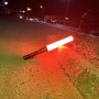 Triopan Torcia YEDI rossa con stazione di ricarica - vista tecnica