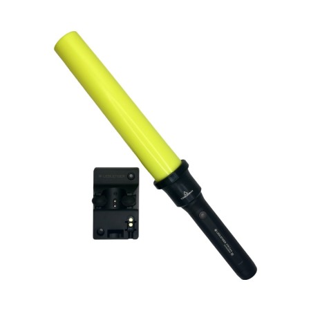 Triopan YEDI Stablampe gelb mit Ladestation