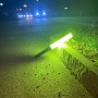 Triopan YEDI Stablampe gelb mit Ladestation - technische Ansicht