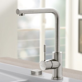 Villeroy & Boch Modern Steel Einhebel-Küchenarmatur