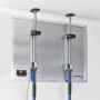 Panneau chauffant infrarouge TROTEC TIH 300 S avec une puissance de chauffage de 300 W - vue technique