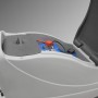 Lavasciuga a batteria Lavor EASY-R con batteria e caricabatterie - vista tecnica