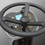 Lavor Akku Aufsitz-Scheuersaugmaschine mit Kehr- und Schrubbsystem COMFORT XS-R1 ESSENTIAL - technische Ansicht
